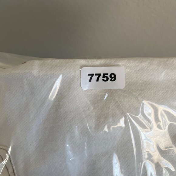 Frame Le Slouch Ecru Jeans Size 30 Eggshell White - Picture 13 of 14